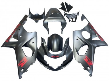 Cheap 2000-2002 Suzuki GSXR1000 Motorcycle Fairings - Matte Grey Red Decal Canada