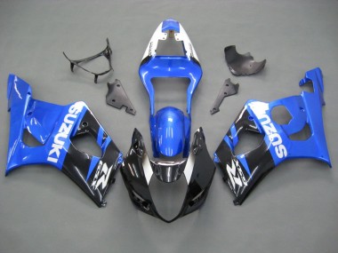 Cheap 2003-2004 Suzuki GSXR 1000 Motorcycle Fairings - Blue White Black Canada