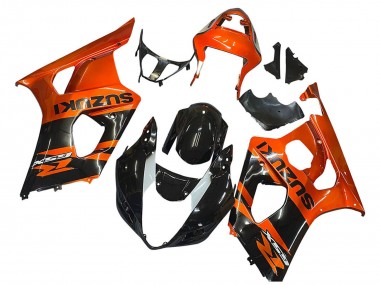 Cheap 2003-2004 Suzuki GSXR 1000 Motorcycle Fairing - Burnt Orange Glossy Black Canada