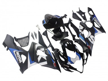 Cheap 2005-2006 Suzuki GSXR 1000 Motorcycle Fairings - Black Blue White Motul Canada
