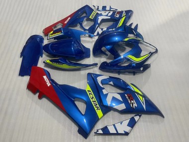 Cheap 2005-2006 Suzuki GSXR 1000 Motorcycle Fairings - Blue Yellow Red Motul Ecstar Canada