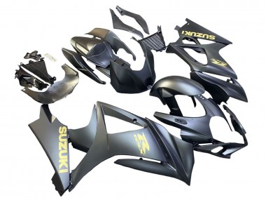 Cheap 2007-2008 Suzuki GSXR 1000 Motorcycle Fairings - Matte Black Gold Decal Canada