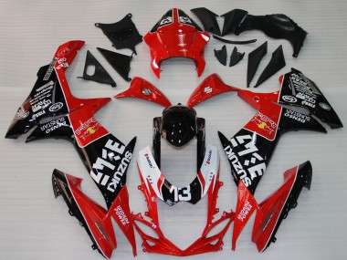 Cheap 2009-2016 Suzuki GSXR 1000 Motorcycle Fairings - Red Black White 13 Canada
