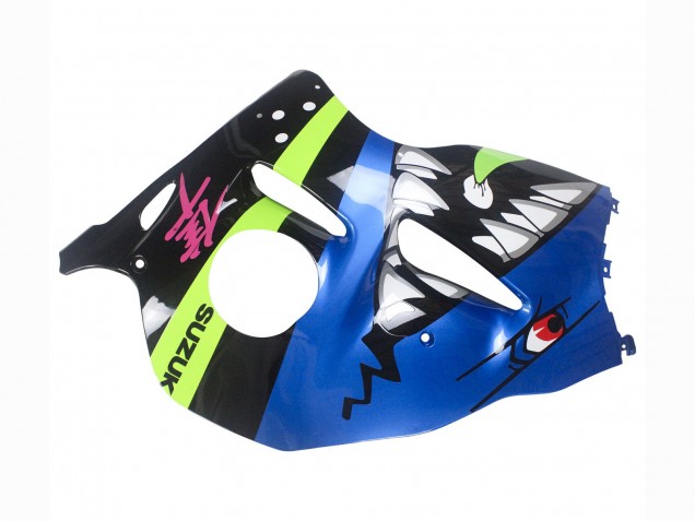 1996-2007 Suzuki GSXR 1300 Hayabusa Motorcycle Fairings - Blue Green Shark 46 Canada