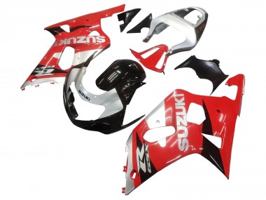 Cheap 2001-2003 Suzuki GSXR 600 / GSXR 750 Motorcycle Fairing - Red White Glossy Black Canada