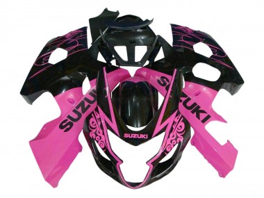 Cheap 2004-2005 Suzuki GSXR 600 / GSXR 750 Motorcycle Fairing - Pink Glossy Black Canada