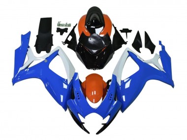 Cheap 2004-2005 Suzuki GSXR 600 / GSXR 750 Motorcycle Fairings - White Blue Orange Black Canada