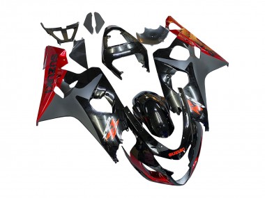 Cheap 2004-2005 Suzuki GSXR 600 / GSXR 750 Motorcycle Fairings - Black Grey Red Canada