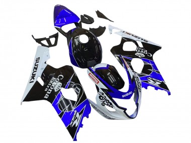 Cheap 2004-2005 Suzuki GSXR 600 / GSXR 750 Motorcycle Fairing - White Blue Black Corona Motul Canada