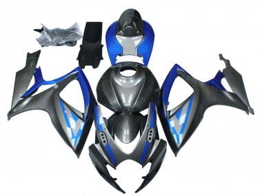 Cheap 2006-2007 Suzuki GSXR 600 / GSXR 750 Motorcycle Fairings - Blue Grey Black Canada