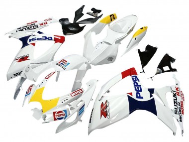 Cheap 2006-2007 Suzuki GSXR 600 / GSXR 750 Motorcycle Fairings - White Red Yellow Motul Canada