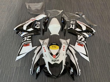 Cheap 2008-2010 Suzuki GSXR 600 / GSXR 750 Motorcycle Fairings - White Yellow Black Tyco Canada