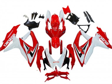 Cheap 2008-2010 Suzuki GSXR 600 / GSXR 750 Motorcycle Fairings - White Red Black Canada