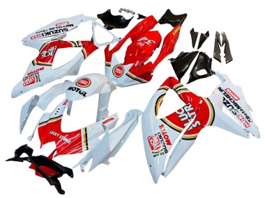 Cheap 2008-2010 Suzuki GSXR 600 / GSXR 750 Motorcycle Fairings - White Red Motul Lucky Strike Canada