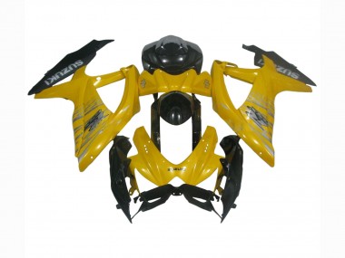 Cheap 2008-2010 Suzuki GSXR 600 / GSXR 750 Motorcycle Fairings - Yellow Glossy Black Canada