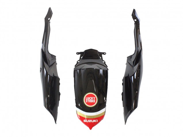 2008-2010 Suzuki GSXR 600 / GSXR 750 Motorcycle Fairings - Glossy Black Red White Motul Lucky Strike Canada