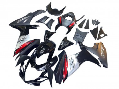 Cheap 2011-2024 Suzuki GSXR 600 / GSXR 750 Motorcycle Fairings - Glossy Black Forged Carbon Fiber Silver Red Canada