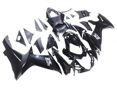 Cheap 2011-2024 Suzuki GSXR 600 / GSXR 750 Motorcycle Fairings - Glossy Black Matte Black White Decal Canada