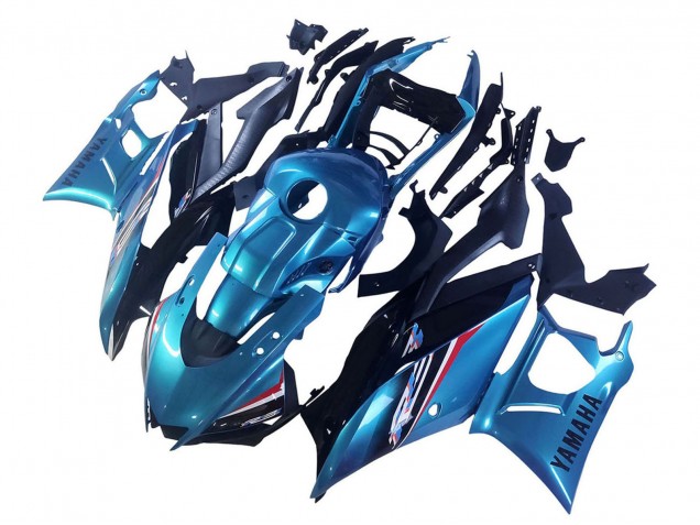 2019-2021 Yamaha YZF R3/R25 Motorcycle Fairing - Blue Black Canada