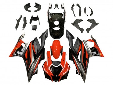 Cheap 2019-2021 Yamaha YZF R3/R25 Motorcycle Fairings - Red Grey Black ENEOS Canada