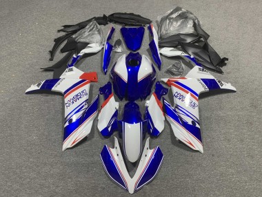 Cheap 2022-2024 Yamaha YZF R3/R25 Motorcycle Fairings - Blue White Red Semakin Didepan Canada