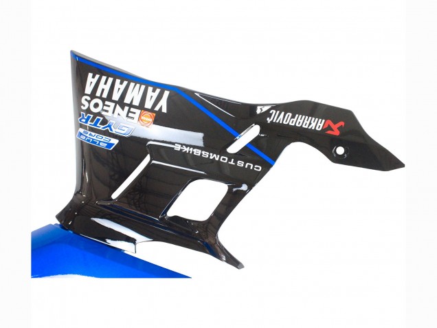 2022-2024 Yamaha YZF R3/R25 Motorcycle Fairings - Blue Black ENEOS Canada