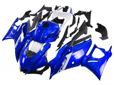Cheap 2022-2024 Yamaha YZF R3/R25 Motorcycle Fairings - Blue White Matte Black Canada