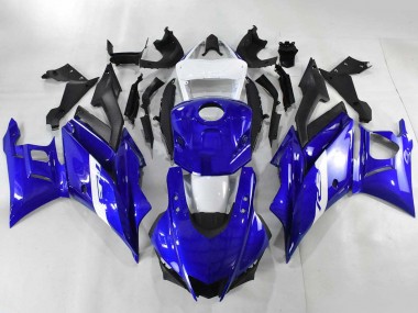 Cheap 2022-2024 Yamaha YZF R3/R25 Motorcycle Fairings - Blue White Matte Black Canada