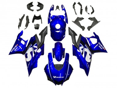Cheap 2022-2024 Yamaha YZF R3/R25 Motorcycle Fairings - Blue White Black MoviStar ENEOS Canada