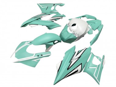Cheap 2022-2024 Yamaha YZF R3/R25 Motorcycle Fairings - Light Green White Black Stripe Canada