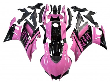 Cheap 2022-2024 Yamaha YZF R3/R25 Motorcycle Fairings - Pink Glossy Black Monster Canada