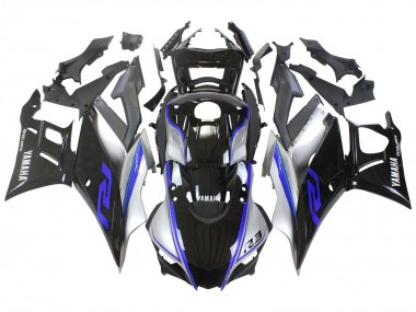 Cheap 2022-2024 Yamaha YZF R3/R25 Motorcycle Fairings - Silver Blue Glossy Black Canada