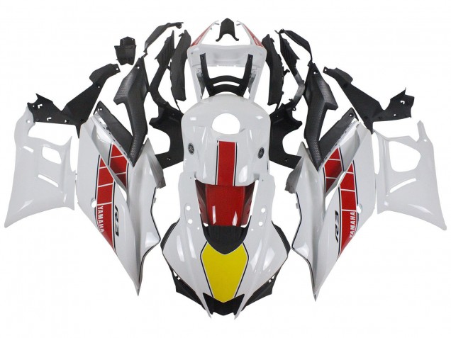 2022-2024 Yamaha YZF R3/R25 Motorcycle Fairings - White Red Yellow Black Canada