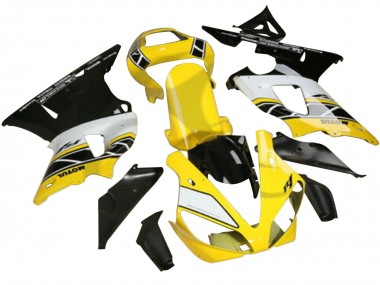 Cheap 2022-2024 Yamaha YZF R3/R25 Motorcycle Fairings - Yellow White Black Motul Canada