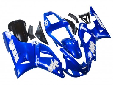 Cheap 1998-1999 Yamaha YZF 1000 R1 Motorcycle Fairings - Blue White Canada