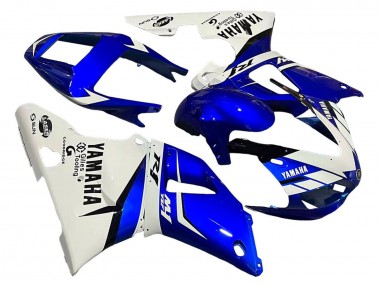 Cheap 1998-1999 Yamaha YZF 1000 R1 Motorcycle Fairings - White Blue Black Canada