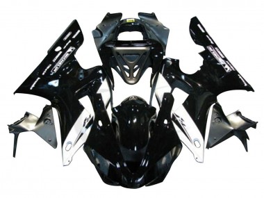 Cheap 2000-2001 Yamaha YZF 1000 R1 Motorcycle Fairings - Glossy Black White Michelin Canada