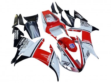 Cheap 2002-2003 Yamaha YZF 1000 R1 Motorcycle Fairings - White Red Black Petronas Canada