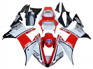 Cheap 2002-2003 Yamaha YZF 1000 R1 Motorcycle Fairings - White Red Black Petronas Canada