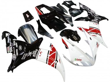 Cheap 2002-2003 Yamaha YZF 1000 R1 Motorcycle Fairings - White Red Black Castrol Canada