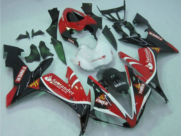 2004-2006 Yamaha YZF 1000 R1 Motorcycle Fairings - Red White Black Green Volvo Jika Fimer Santander Canada