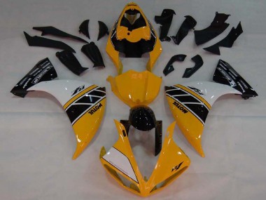 Cheap 2007-2008 Yamaha YZF 1000 R1 Motorcycle Fairings - Yellow White Black Canada