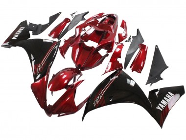 Cheap 2012-2014 Yamaha YZF 1000 R1 Motorcycle Fairings - Red Glossy Black Canada