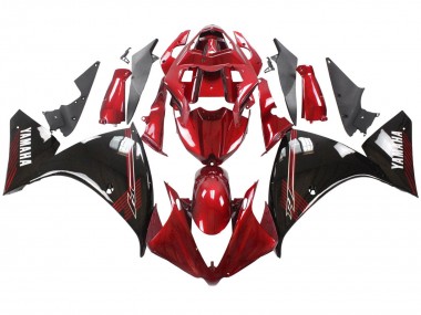 Cheap 2012-2014 Yamaha YZF 1000 R1 Motorcycle Fairings - Red Glossy Black Canada