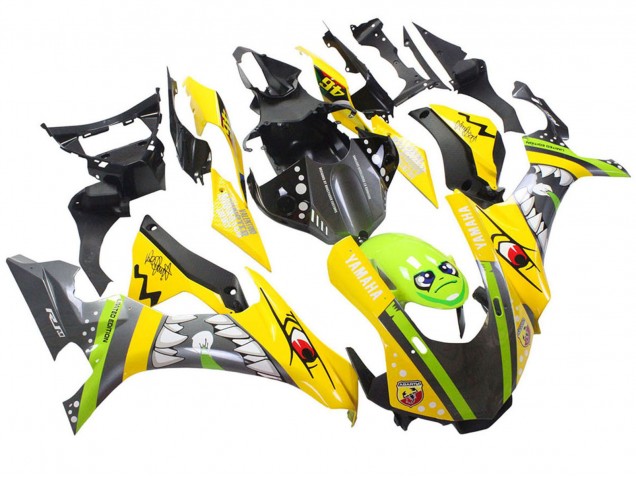 2015-2019 Yamaha YZF 1000 R1 Motorcycle Fairings - Yellow Green Shark Canada