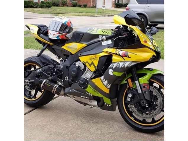 2015-2019 Yamaha YZF 1000 R1 Motorcycle Fairings - Yellow Green Shark Canada