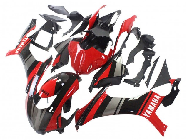 2015-2019 Yamaha YZF 1000 R1 Motorcycle Fairings - Red Black Silver Canada