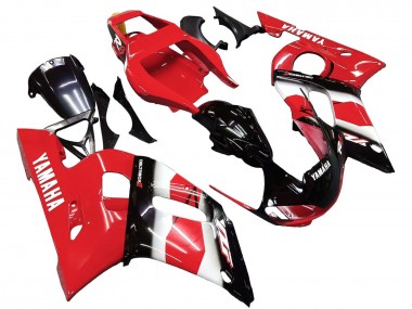 Cheap 1998-2002 Yamaha YZF 600 R6 Motorcycle Fairing - Red White Glossy Black Canada