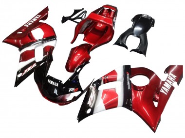 Cheap 1998-2002 Yamaha YZF 600 R6 Motorcycle Fairings - Red White Glossy Black Canada