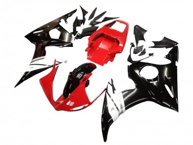 Cheap 2003-2004 Yamaha YZF R6 Motorcycle Fairings - Red White Glossy Black Canada